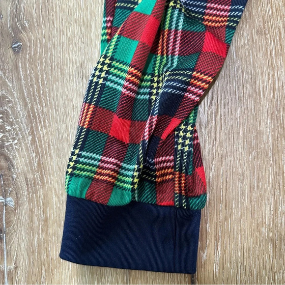 Dearfoams Cozy Comfort Womens Navy Green & Red Plaid Jogger Pajama Pant Sz M GUC - Picture 3 of 8